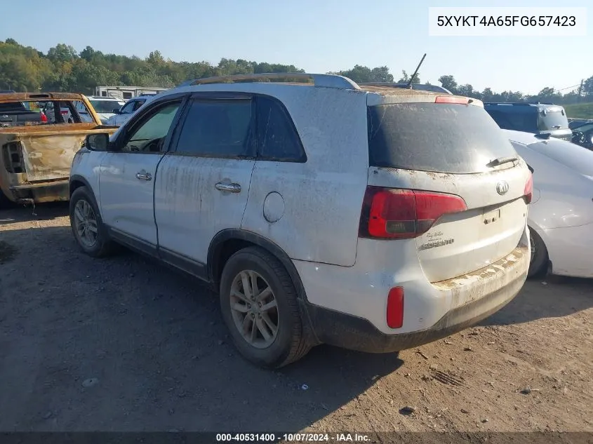 5XYKT4A65FG657423 2015 Kia Sorento Lx