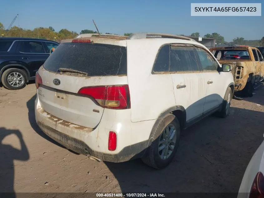 5XYKT4A65FG657423 2015 Kia Sorento Lx