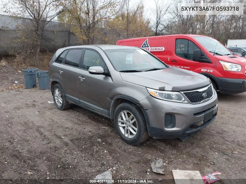 5XYKT3A67FG593718 2015 Kia Sorento Lx