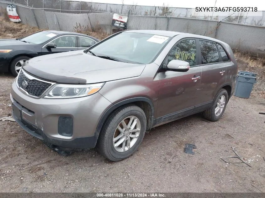 5XYKT3A67FG593718 2015 Kia Sorento Lx