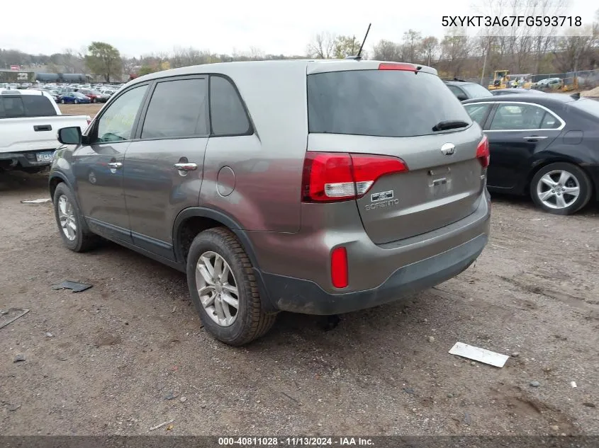 5XYKT3A67FG593718 2015 Kia Sorento Lx