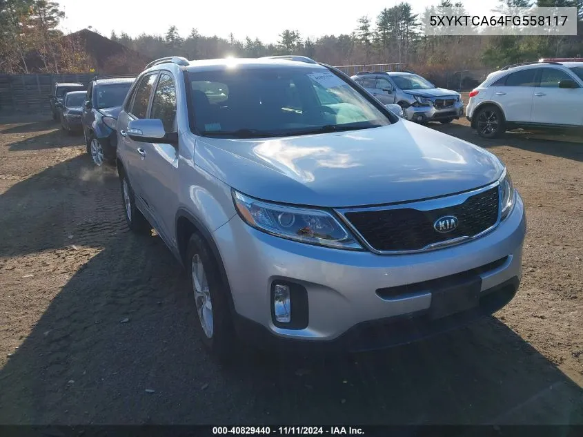 2015 Kia Sorento Lx VIN: 5XYKTCA64FG558117 Lot: 40829440