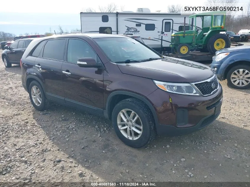 5XYKT3A68FG590214 2015 Kia Sorento Lx