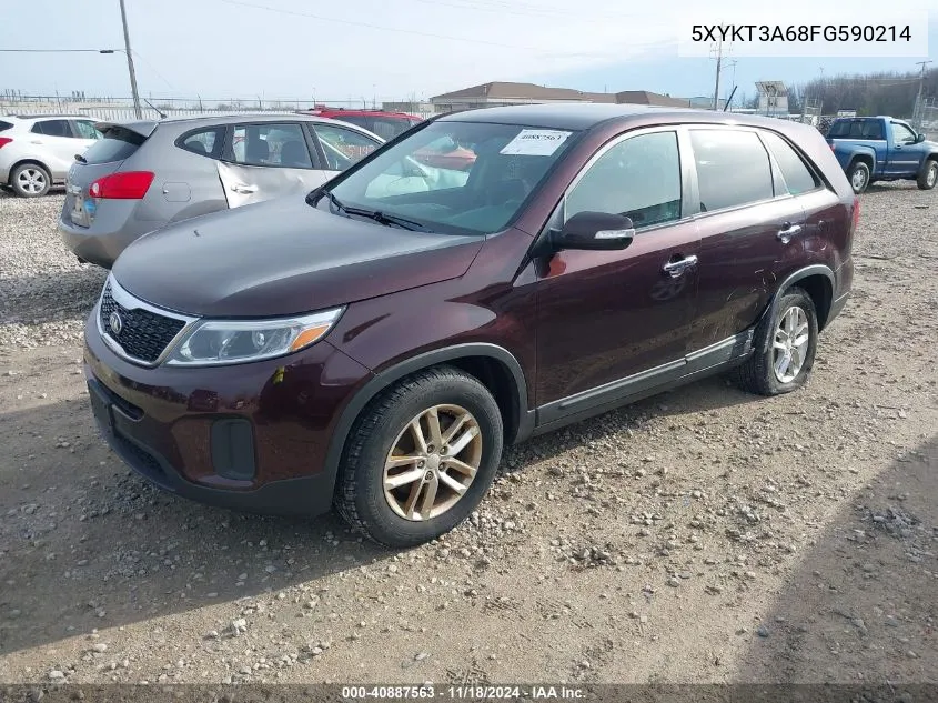 5XYKT3A68FG590214 2015 Kia Sorento Lx