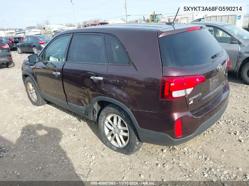 5XYKT3A68FG590214 2015 Kia Sorento Lx