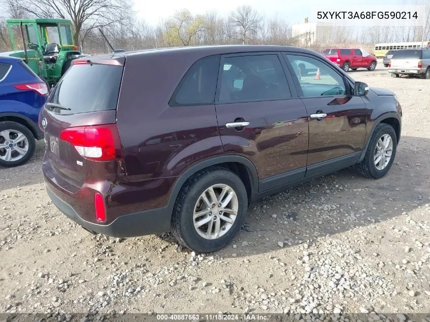 5XYKT3A68FG590214 2015 Kia Sorento Lx