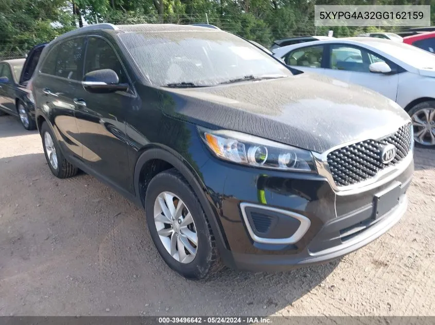 5XYPG4A32GG162159 2016 Kia Sorento 2.4L Lx