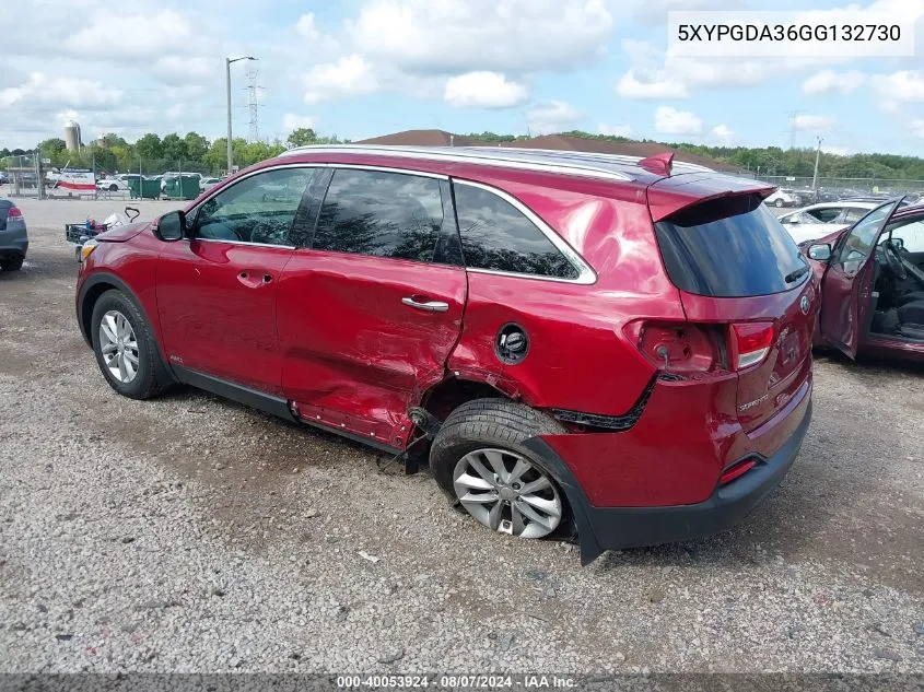 5XYPGDA36GG132730 2016 Kia Sorento 2.4L Lx