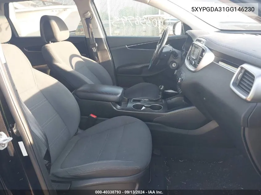 5XYPGDA31GG146230 2016 Kia Sorento Lx/L