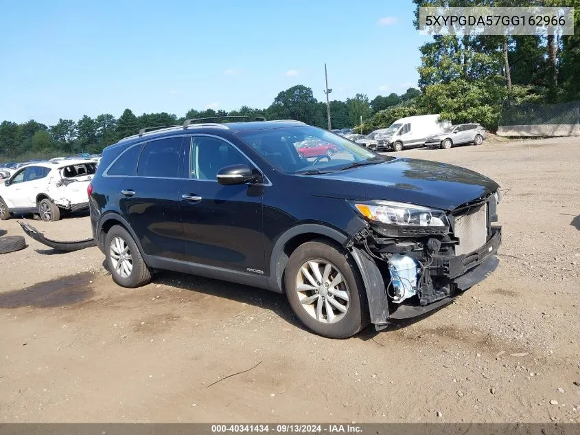 5XYPGDA57GG162966 2016 Kia Sorento Lx/L