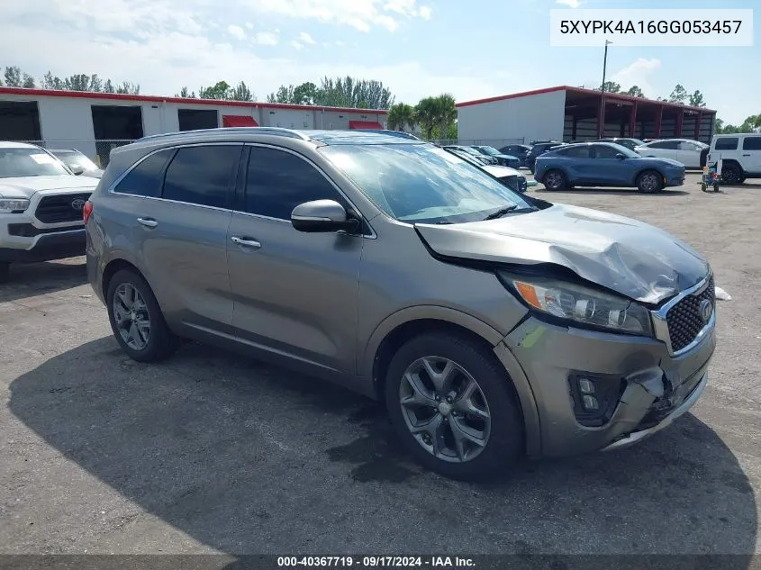 2016 Kia Sorento 2.0T Sxl VIN: 5XYPK4A16GG053457 Lot: 40367719