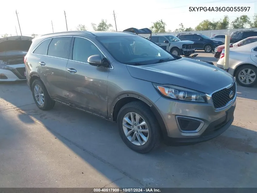 2016 Kia Sorento Lx/L VIN: 5XYPG4A36GG055597 Lot: 40517908