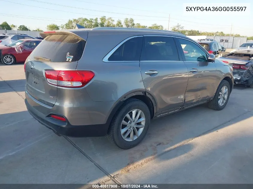 2016 Kia Sorento Lx/L VIN: 5XYPG4A36GG055597 Lot: 40517908