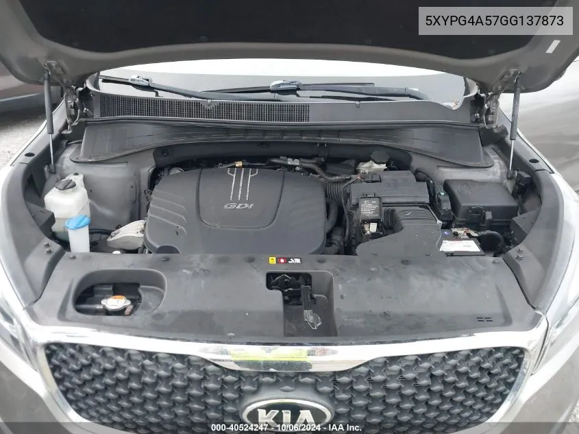 5XYPG4A57GG137873 2016 Kia Sorento Lx/L