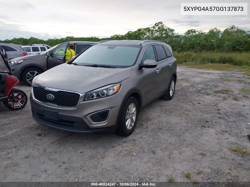 5XYPG4A57GG137873 2016 Kia Sorento Lx/L