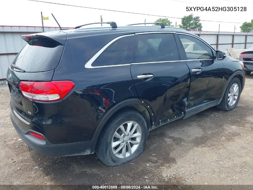 5XYPG4A52HG305128 2017 Kia Sorento 3.3L Lx