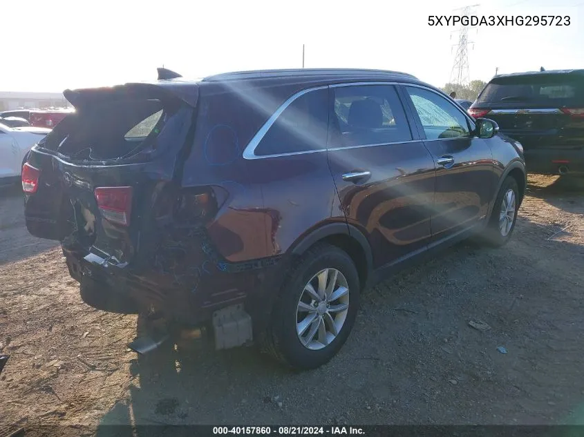 5XYPGDA3XHG295723 2017 Kia Sorento Lx/L