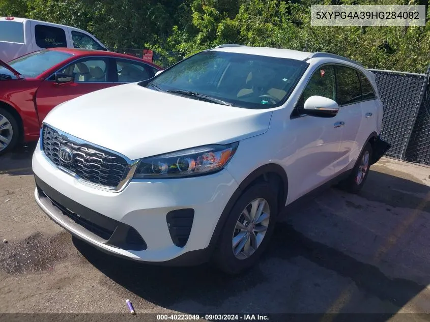 2017 Kia Sorento 2.4L Lx VIN: 5XYPG4A39HG284082 Lot: 40223049