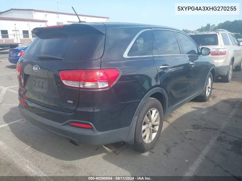 5XYPG4A3XHG270255 2017 Kia Sorento Lx/L