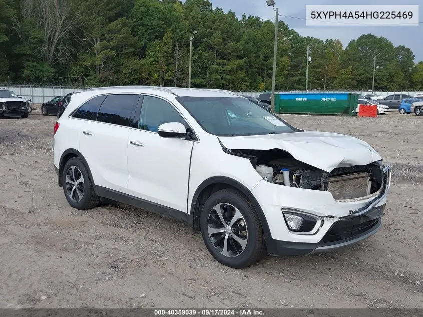 5XYPH4A54HG225469 2017 Kia Sorento Ex