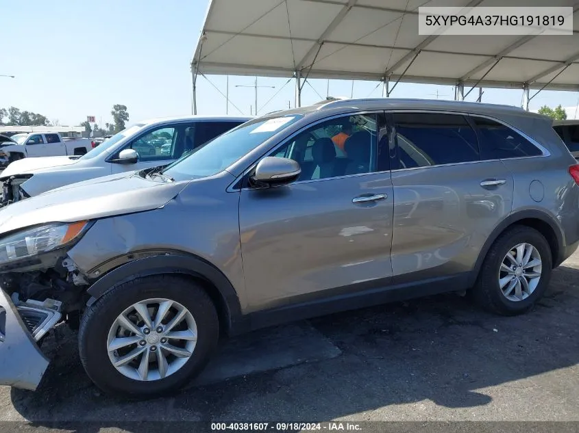 5XYPG4A37HG191819 2017 Kia Sorento Lx/L