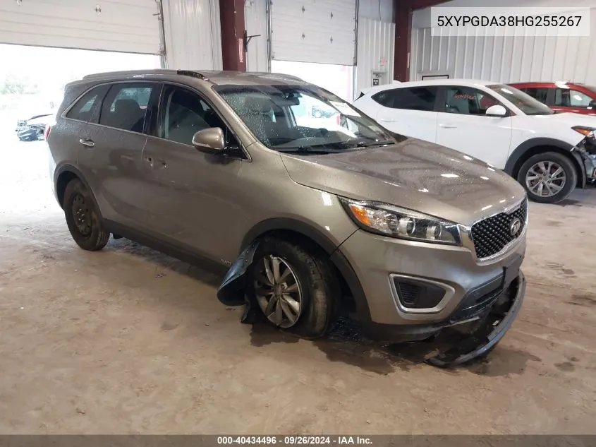 2017 Kia Sorento Lx/L VIN: 5XYPGDA38HG255267 Lot: 40434496