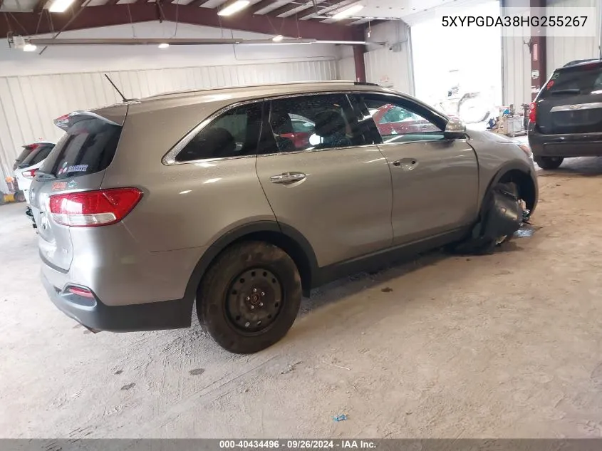 5XYPGDA38HG255267 2017 Kia Sorento Lx/L