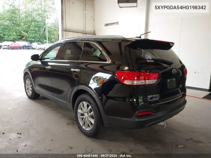 5XYPGDA54HG198342 2017 Kia Sorento 3.3L Lx