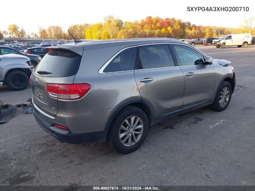 5XYPG4A3XHG200710 2017 Kia Sorento Lx/L