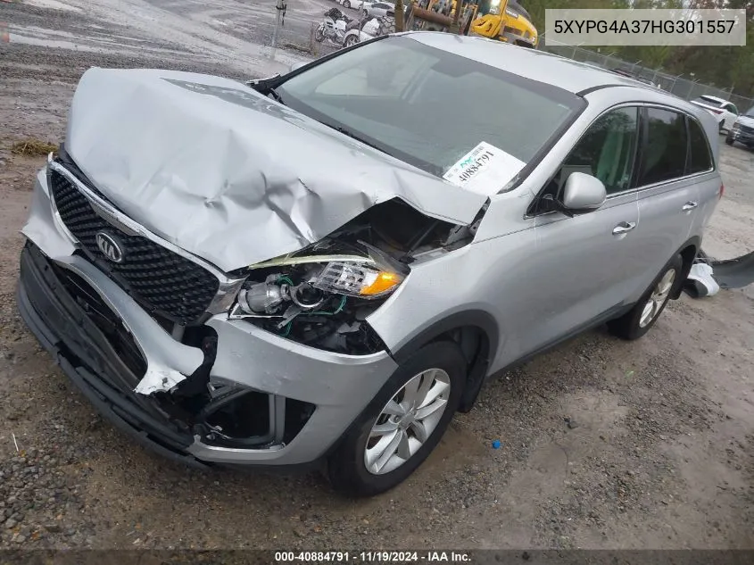 2017 Kia Sorento 2.4L L VIN: 5XYPG4A37HG301557 Lot: 40884791