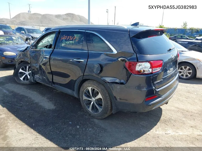 5XYPHDA55JG382983 2018 Kia Sorento