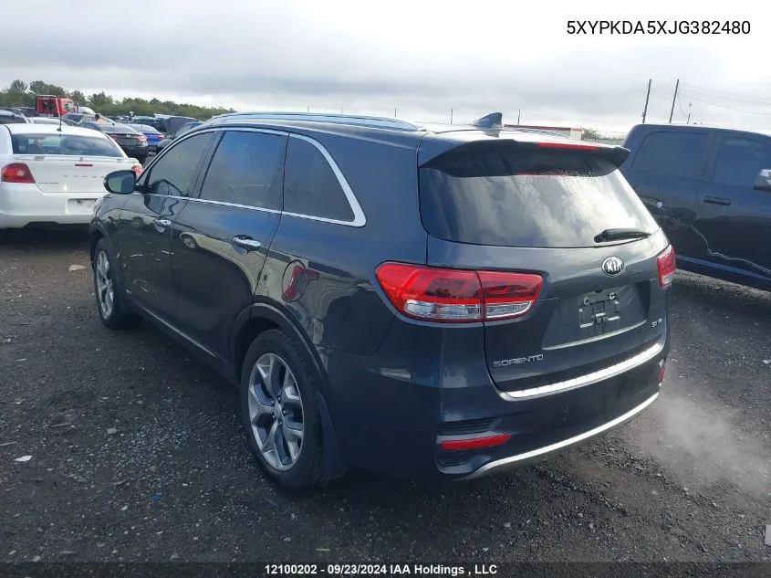 5XYPKDA5XJG382480 2018 Kia Sorento