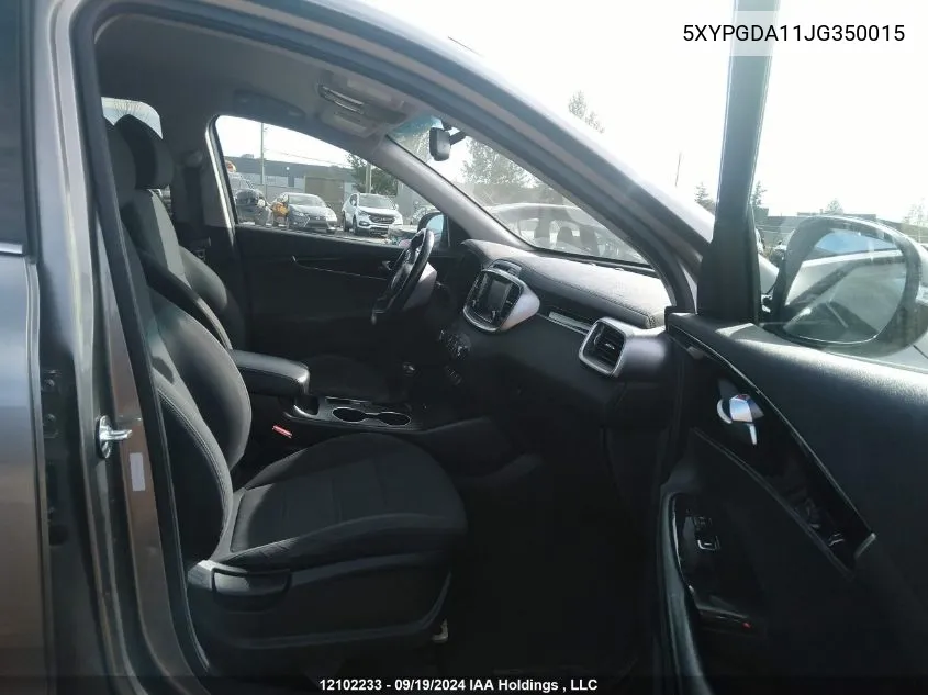 5XYPGDA11JG350015 2018 Kia Sorento