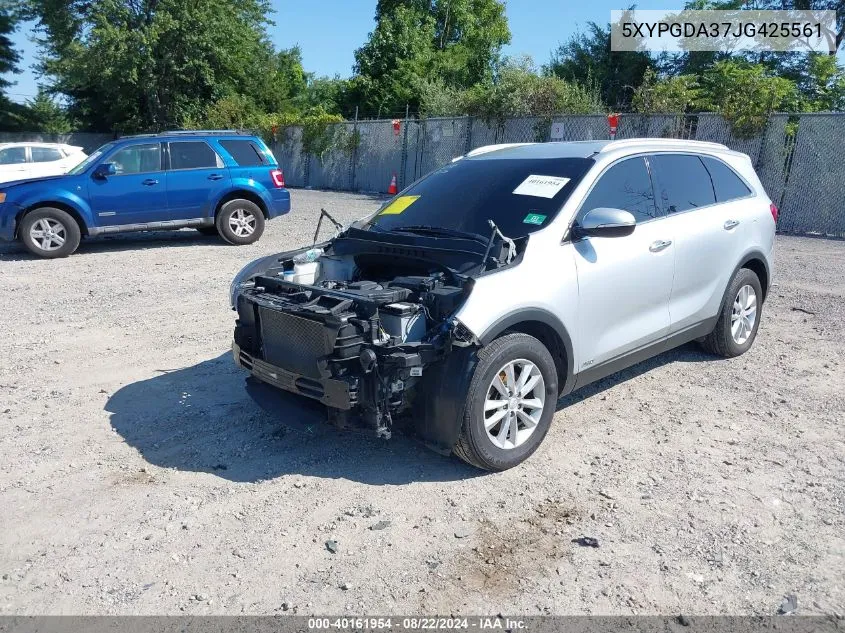 5XYPGDA37JG425561 2018 Kia Sorento 2.4L Lx