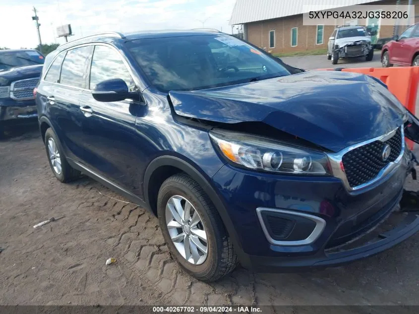 2018 Kia Sorento Lx/L VIN: 5XYPG4A32JG358206 Lot: 40267702