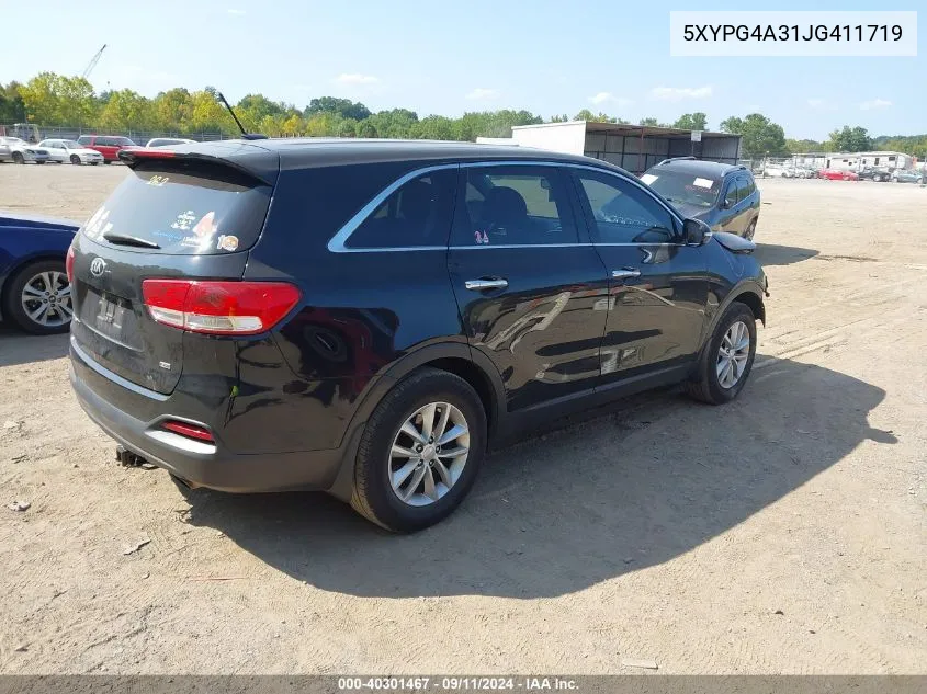 5XYPG4A31JG411719 2018 Kia Sorento 2.4L L