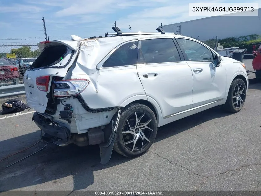 5XYPK4A54JG399713 2018 Kia Sorento Sx/Sx Limited