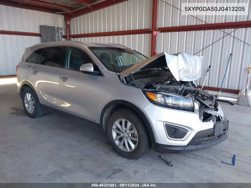 5XYPGDA50JG413205 2018 Kia Sorento 3.3L Lx