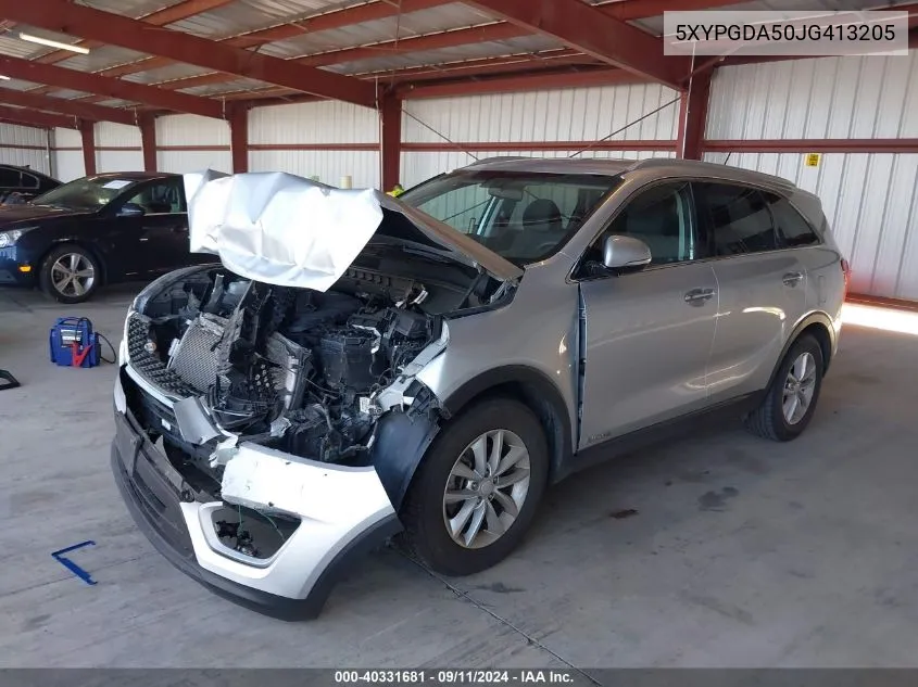 5XYPGDA50JG413205 2018 Kia Sorento 3.3L Lx