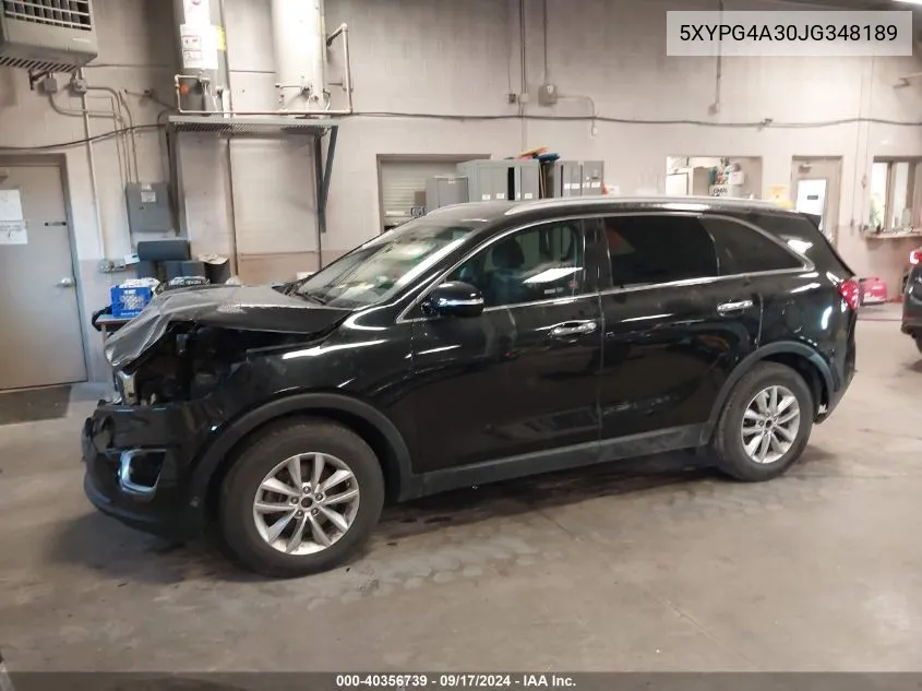 5XYPG4A30JG348189 2018 Kia Sorento Lx/L