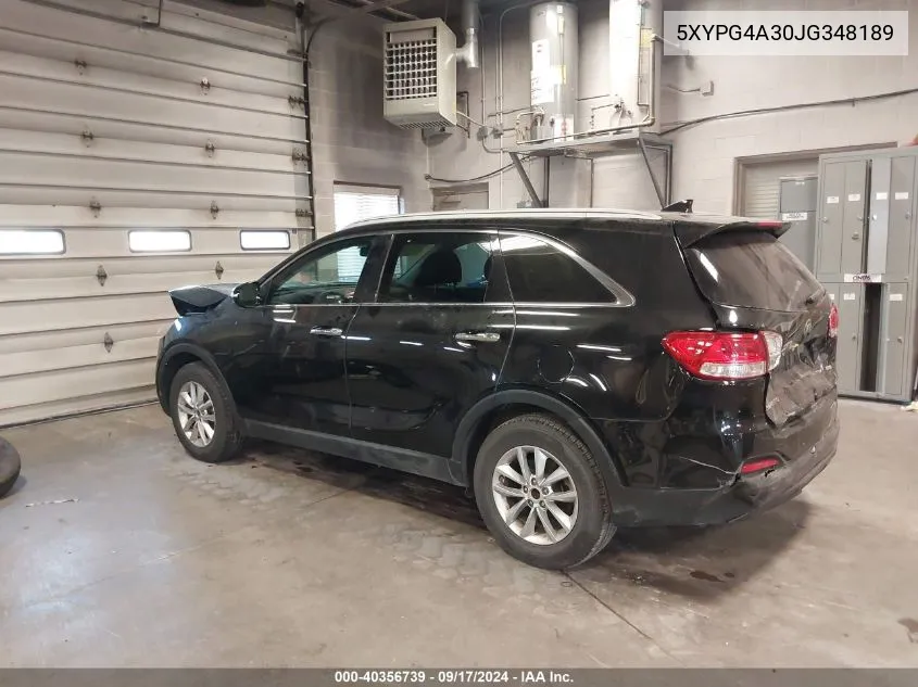 5XYPG4A30JG348189 2018 Kia Sorento Lx/L