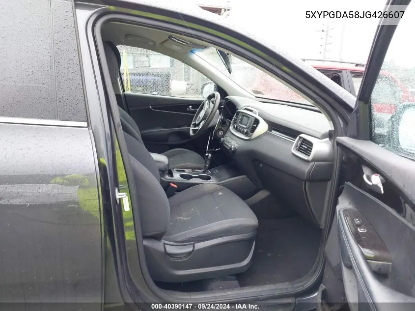 5XYPGDA58JG426607 2018 Kia Sorento 3.3L Lx