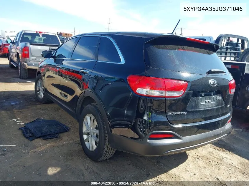 2018 Kia Sorento Lx/L VIN: 5XYPG4A35JG371046 Lot: 40422858