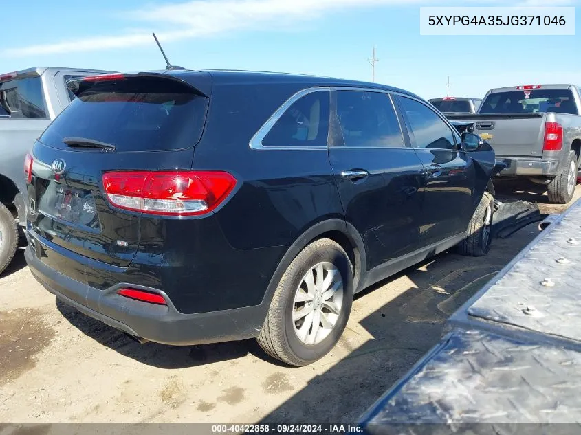 2018 Kia Sorento Lx/L VIN: 5XYPG4A35JG371046 Lot: 40422858