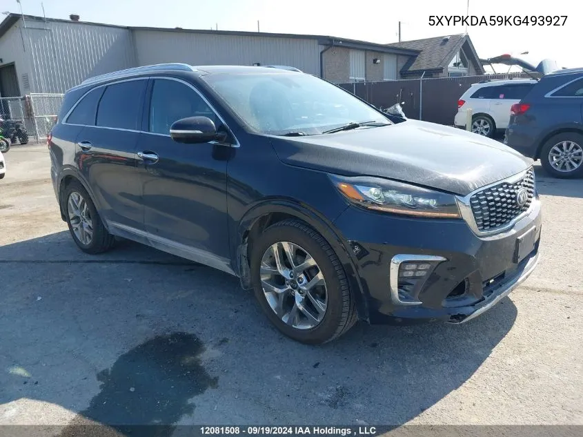 5XYPKDA59KG493927 2019 Kia Sorento