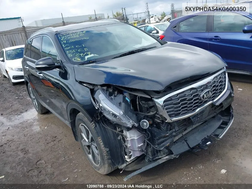 5XYPHDA54KG600350 2019 Kia Sorento