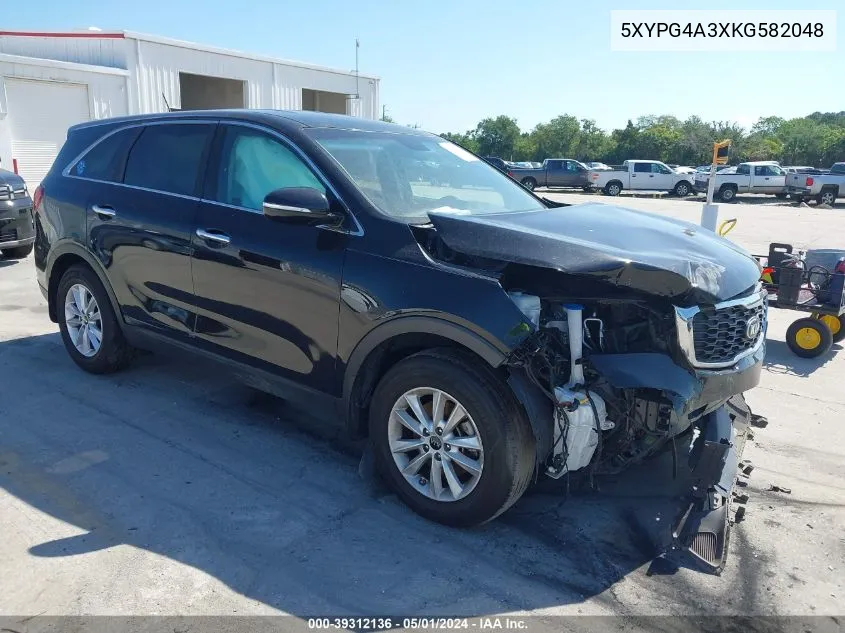 5XYPG4A3XKG582048 2019 Kia Sorento 2.4L L