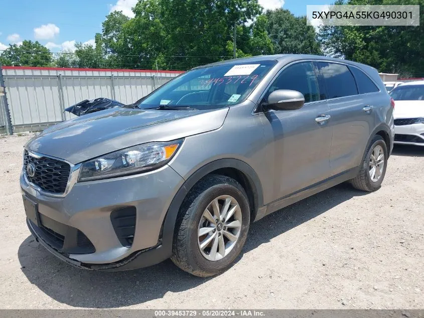 2019 Kia Sorento 3.3L Lx VIN: 5XYPG4A55KG490301 Lot: 39453729