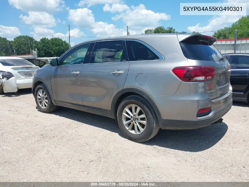 5XYPG4A55KG490301 2019 Kia Sorento 3.3L Lx