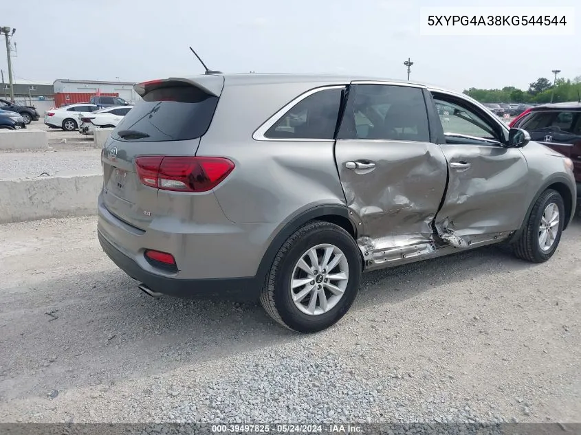 5XYPG4A38KG544544 2019 Kia Sorento 2.4L L